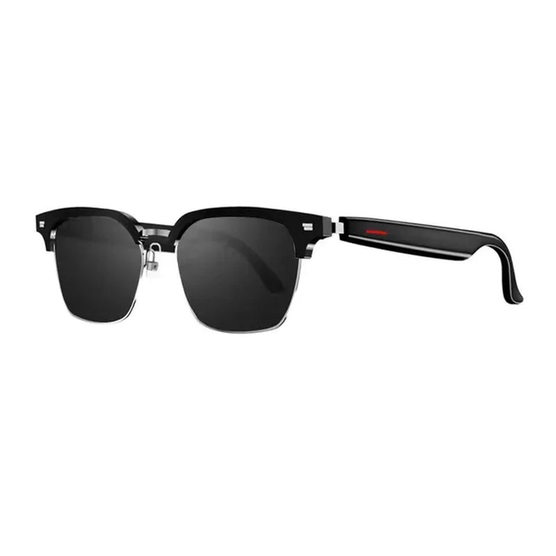Polarized Smart Sunglasses of semi-rimless design